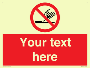 Custom prohibition Do not use for face grinding